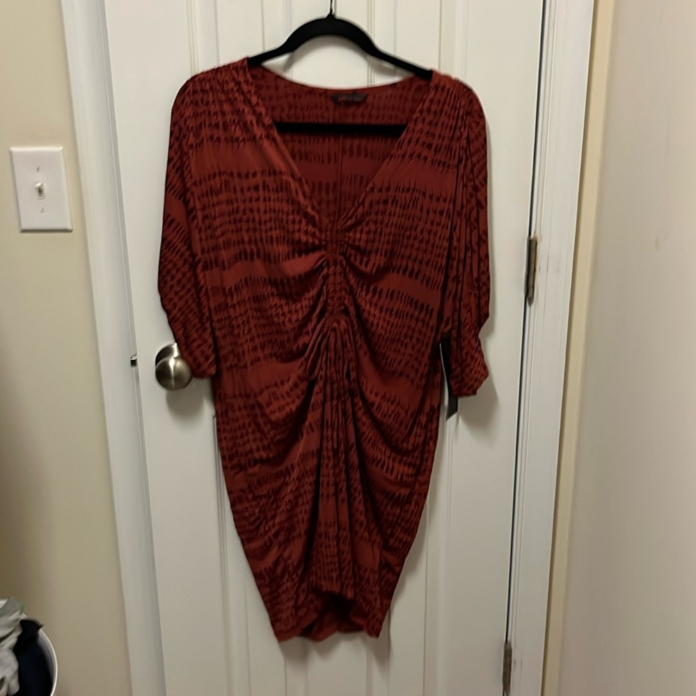 Sofia by Sofia Vergara Red and Black Dress